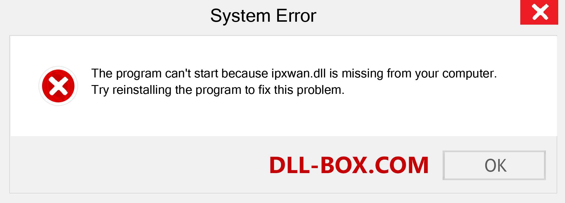  ipxwan.dll file is missing?. Download for Windows 7, 8, 10 - Fix  ipxwan dll Missing Error on Windows, photos, images